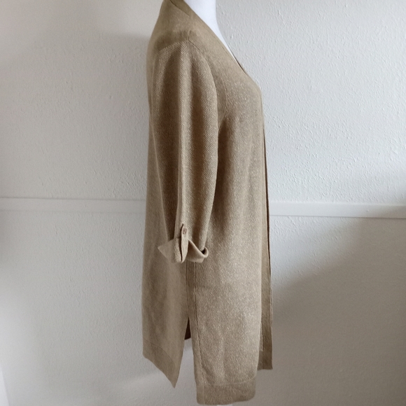 Talbots Gold Cardigan Sweater - Picture 8 of 10